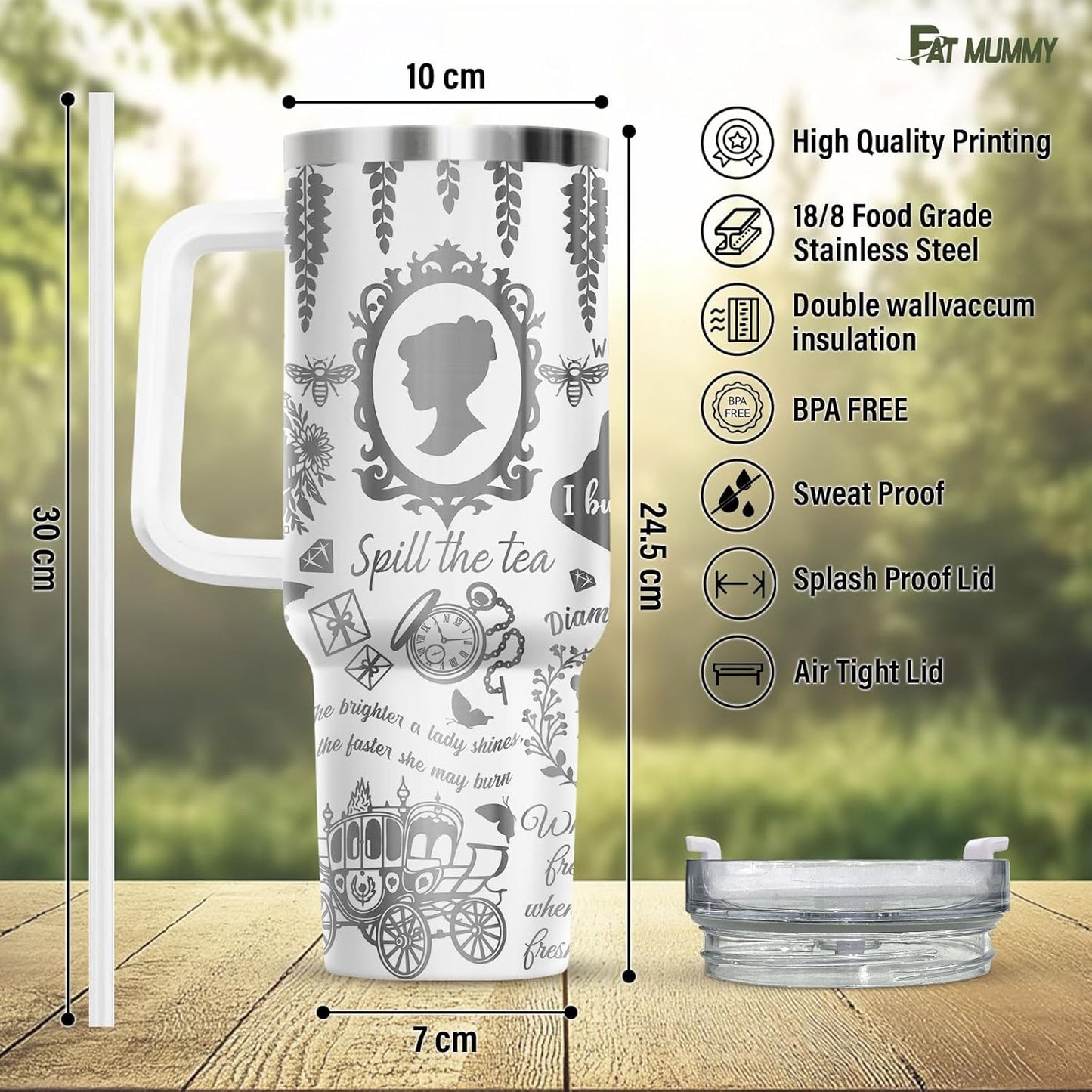 Funny Pickle 40oz Insulated Tumbler With Handle And Straw, Stainless Steel Travel Cup, Laser Pickle Lover Gift, I’m Kind Of A Big Dill Mothers day Gifts