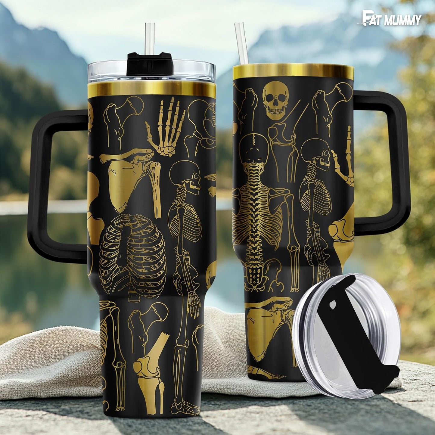 Funny Pickle 40oz Insulated Tumbler With Handle And Straw, Stainless Steel Travel Cup, Laser Pickle Lover Gift, I’m Kind Of A Big Dill Mothers day Gifts