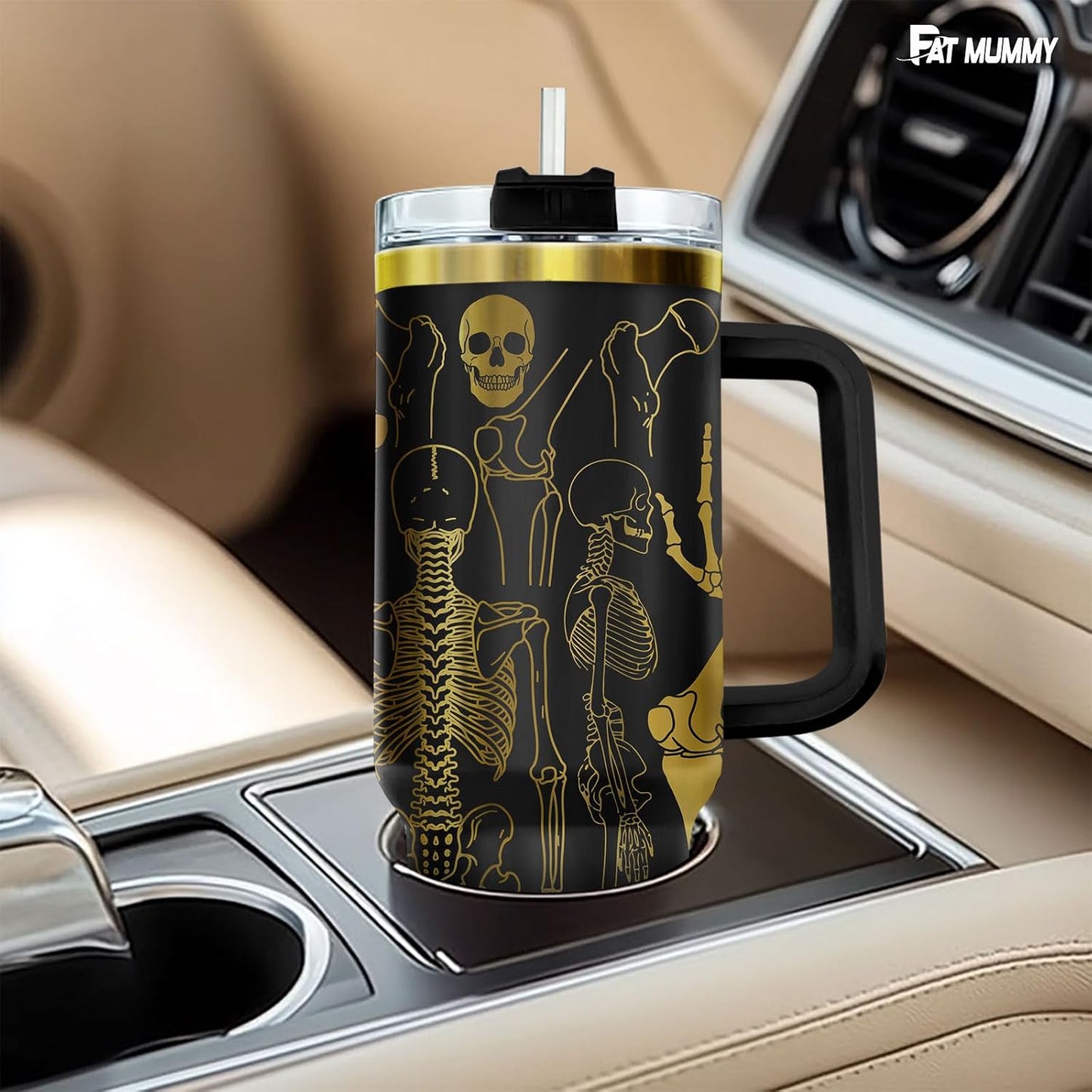 Funny Pickle 40oz Insulated Tumbler With Handle And Straw, Stainless Steel Travel Cup, Laser Pickle Lover Gift, I’m Kind Of A Big Dill Mothers day Gifts