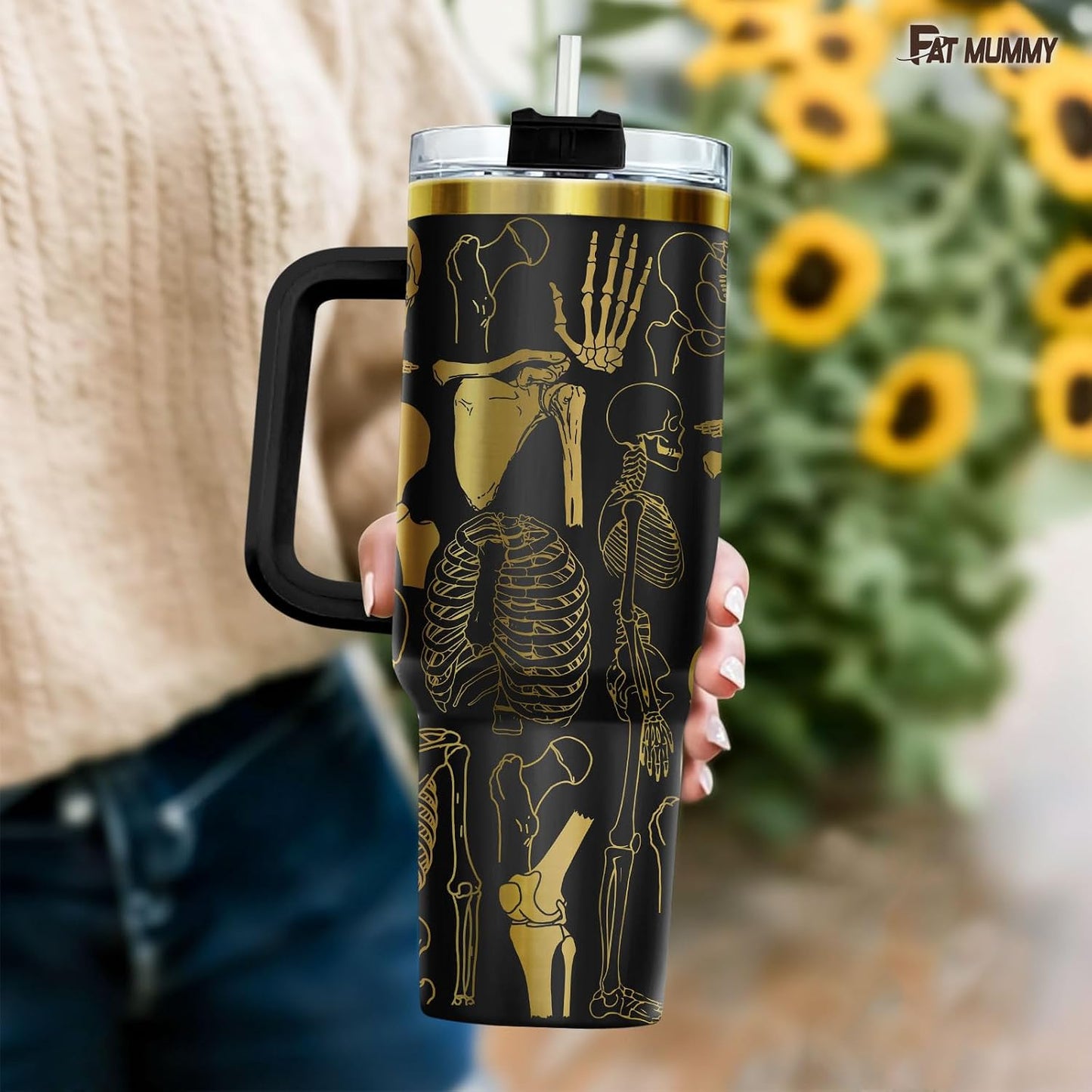 Funny Pickle 40oz Insulated Tumbler With Handle And Straw, Stainless Steel Travel Cup, Laser Pickle Lover Gift, I’m Kind Of A Big Dill Mothers day Gifts