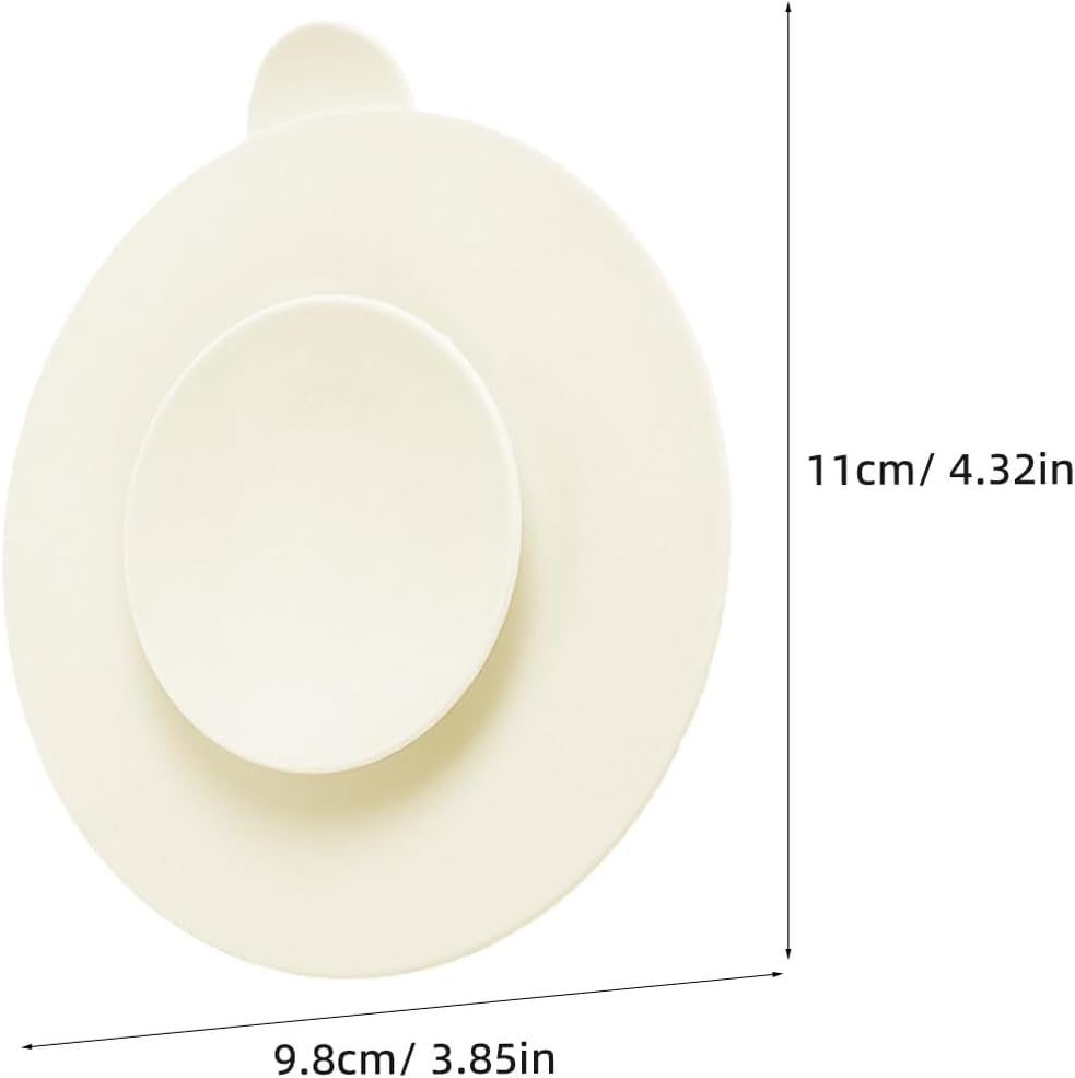 3pcs Silicone Bowl Mats Non-Slip Tableware Pads for Easy Cleanup Improved Eating Skills Food-Grade Silicone for Safe Use As Coasters and Place Mats Solid Color