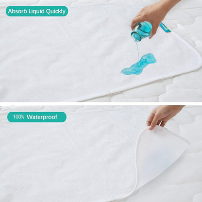 Changing Pad Liners 5-Pack Waterproof, 28"x15", Flannel, Absorbent