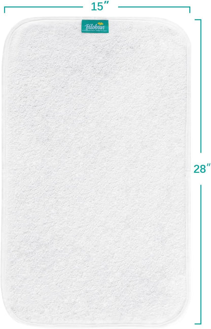 Changing Pad Liners 5-Pack Waterproof, 28"x15", Flannel, Absorbent