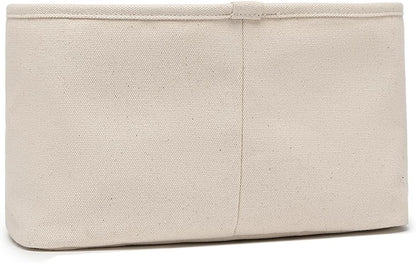 Handbag Organizers Tote Organizer Insert with Multiple Compartments Perfect for Tote Bags Simple Cosmetic Storage Bag Lightweight and Durable. (Beige,Large)