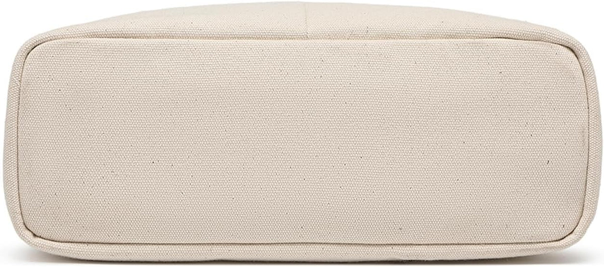 Handbag Organizers Tote Organizer Insert with Multiple Compartments Perfect for Tote Bags Simple Cosmetic Storage Bag Lightweight and Durable. (Beige,Large)