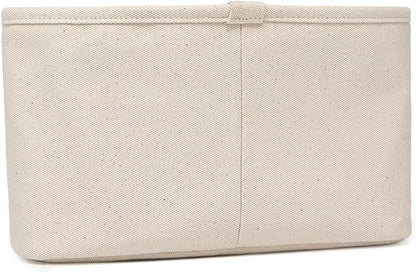 Handbag Organizers Tote Organizer Insert with Multiple Compartments Perfect for Tote Bags Simple Cosmetic Storage Bag Lightweight and Durable. (Beige,Large)