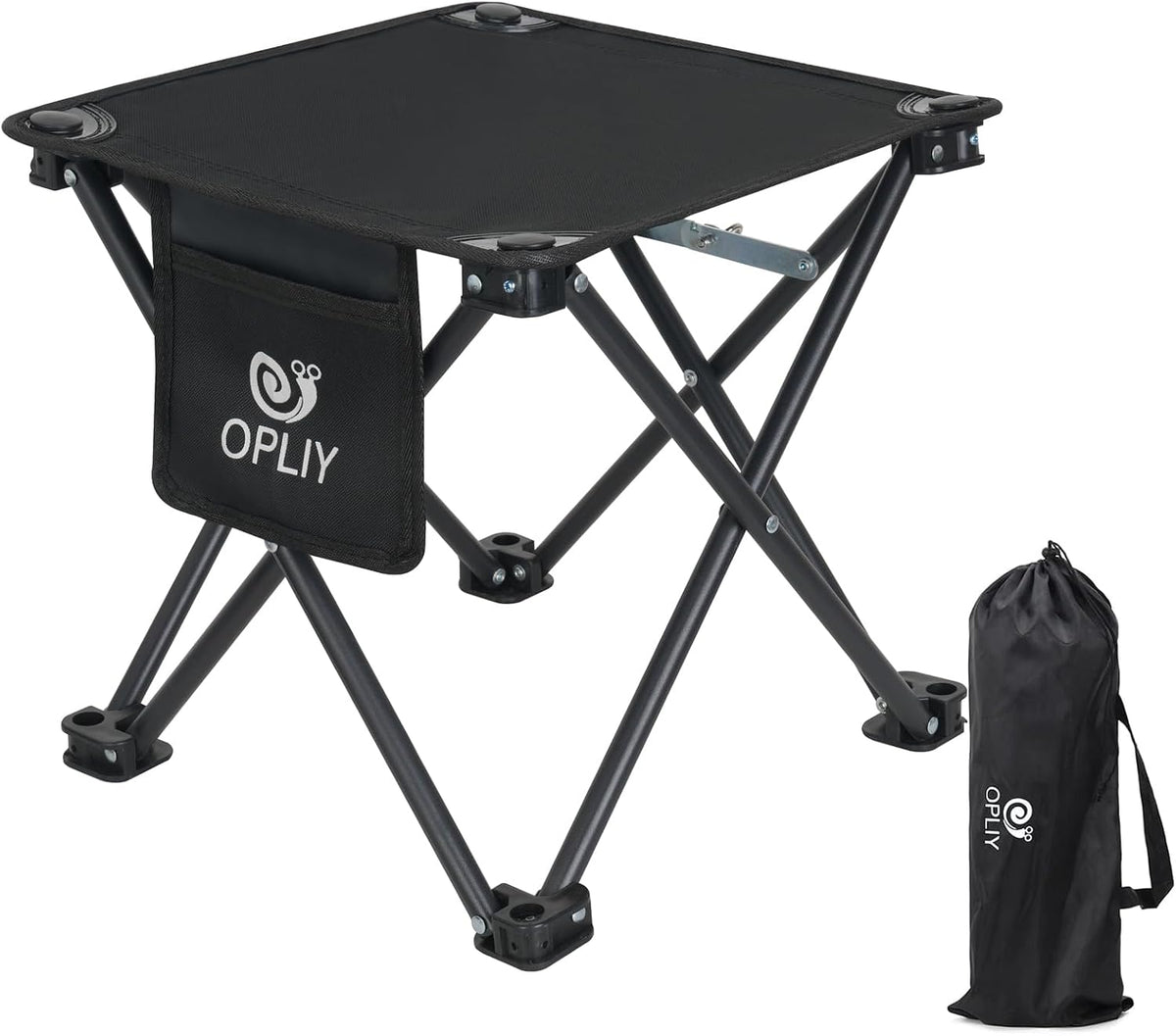Camping Stool, Folding Samll Chair Portable Camp Stool for Camping Fishing Hiking Gardening and Beach, Camping Seat with Carry Bag (Green, L 13.5")