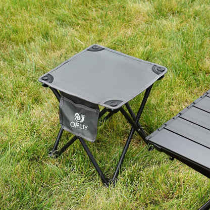Camping Stool, Folding Samll Chair Portable Camp Stool for Camping Fishing Hiking Gardening and Beach, Camping Seat with Carry Bag (Green, L 13.5")
