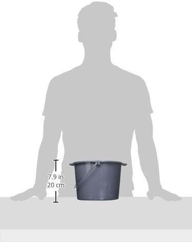 Commode Bucket with Lid and Handle Case