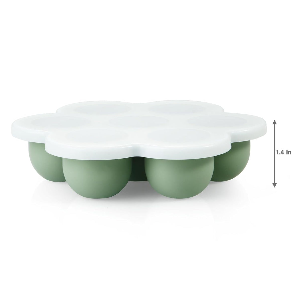 Baby Food Freezer Tray with Lids & Pacifier Holder Holder Case