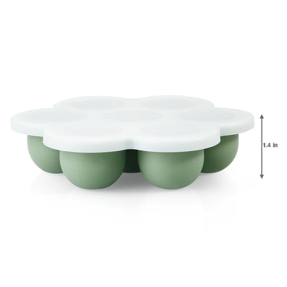 Baby Food Freezer Tray with Lids & Pacifier Holder Holder Case