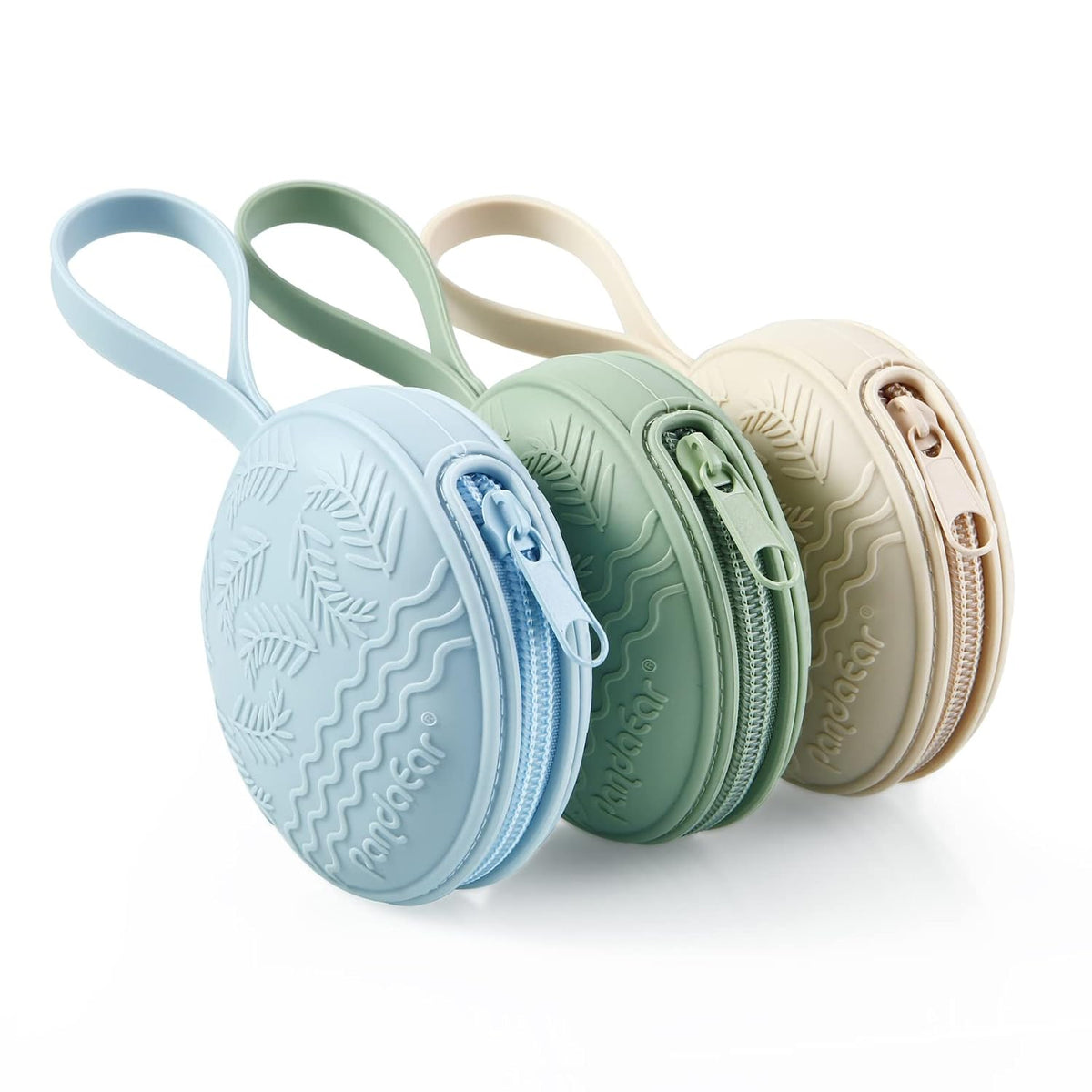 Baby Food Freezer Tray with Lids & Pacifier Holder Holder Case