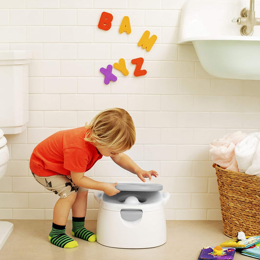 ® Arm & Hammer Multi-Stage 3-in-1 Potty Seat, (Potty Chair, Trainer Ring and Step Stool), Grey