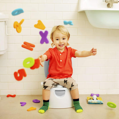® Arm & Hammer Multi-Stage 3-in-1 Potty Seat, (Potty Chair, Trainer Ring and Step Stool), Grey