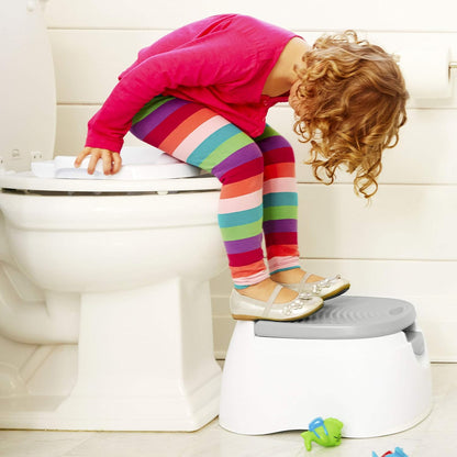 ® Arm & Hammer Multi-Stage 3-in-1 Potty Seat, (Potty Chair, Trainer Ring and Step Stool), Grey