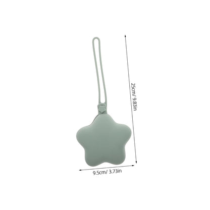 2pcs Silicone Storage Container Portable Silicone Holder Case Clip Travel Bag for Boys Girls Dustproof and Easy to Clean