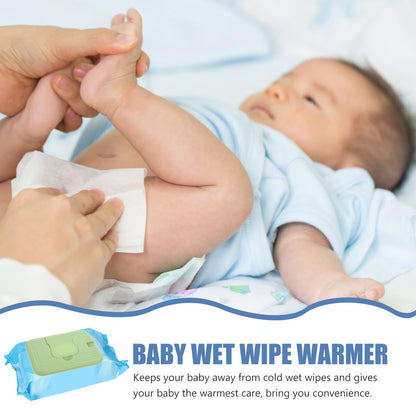 Portable Baby Wipe Warmer with Temperature Control USB Powered Wet Tissue Heater for Home and Travel Use