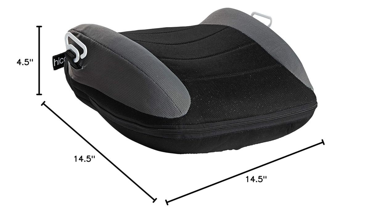 UberBoost Inflatable Booster Car Seat, Travel Booster Seat, Graphite Black