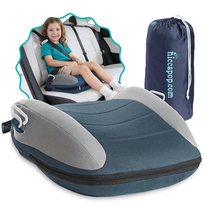 UberBoost Inflatable Booster Car Seat, Travel Booster Seat, Graphite Black