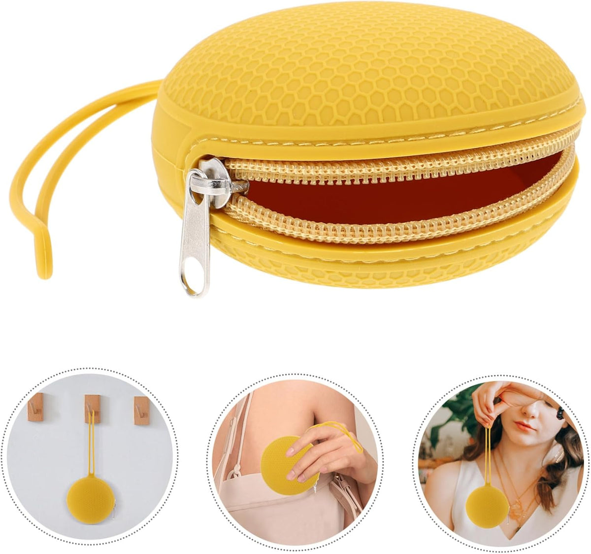 Female Storage Bag for Cups Breathable Lightweight Organizer for Outdoor Use Convenient Carrying Case for Period Essentials Travel Friendly Design