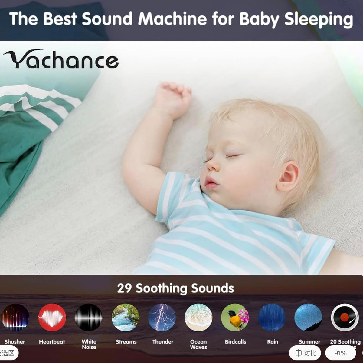 Kids Sound Machine with Night Light Projector,29 Soothing Sounds Baby Night Light Star Projector for Kids Room,White Noise Machine for Baby Sleeping Soother,Nursery Lamp,Bedroom Decor