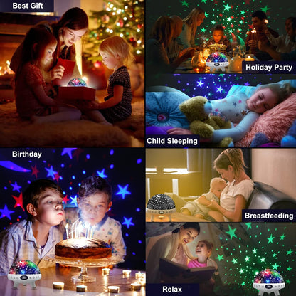 Kids Sound Machine with Night Light Projector,29 Soothing Sounds Baby Night Light Star Projector for Kids Room,White Noise Machine for Baby Sleeping Soother,Nursery Lamp,Bedroom Decor