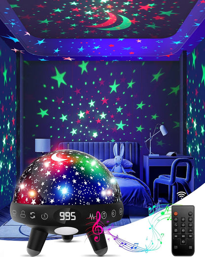 Kids Sound Machine with Night Light Projector,29 Soothing Sounds Baby Night Light Star Projector for Kids Room,White Noise Machine for Baby Sleeping Soother,Nursery Lamp,Bedroom Decor