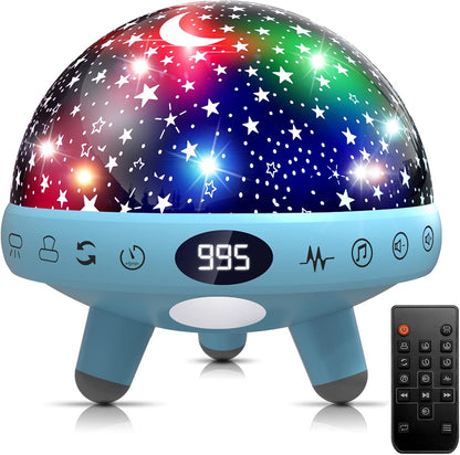 Kids Sound Machine with Night Light Projector,29 Soothing Sounds Baby Night Light Star Projector for Kids Room,White Noise Machine for Baby Sleeping Soother,Nursery Lamp,Bedroom Decor