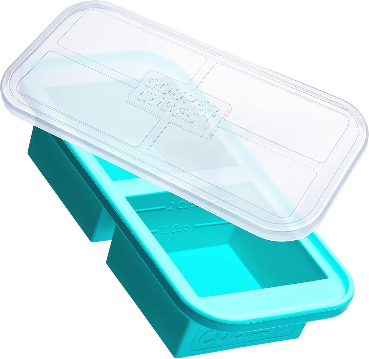 2 Cup Silicone Freezer Molds, Charcoal