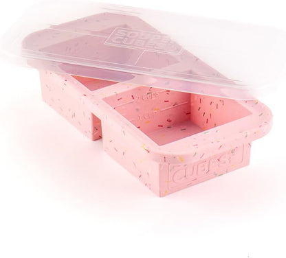 2 Cup Silicone Freezer Molds, Charcoal