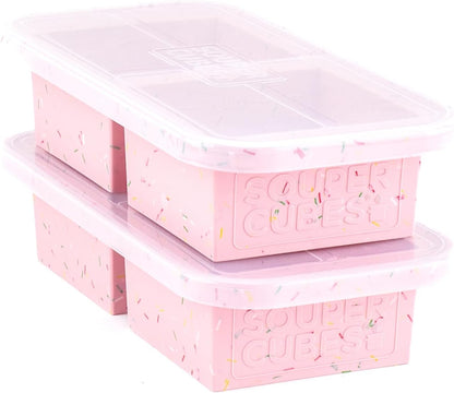 2 Cup Silicone Freezer Molds, Charcoal