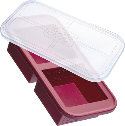 2 Cup Silicone Freezer Molds, Charcoal