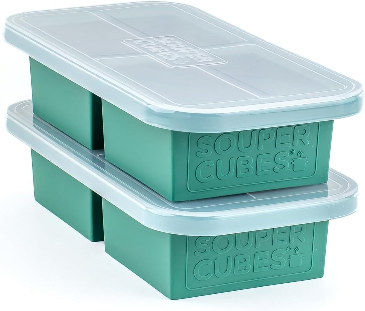 2 Cup Silicone Freezer Molds, Charcoal