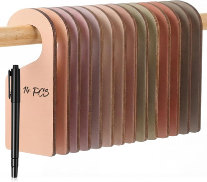 Blank Wooden Closet Dividers, Macaron Color, Tab Top