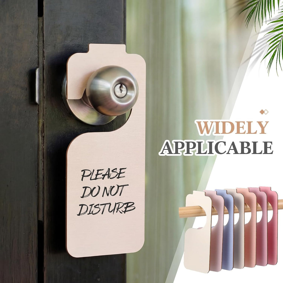 Blank Wooden Closet Dividers, Macaron Color, Tab Top