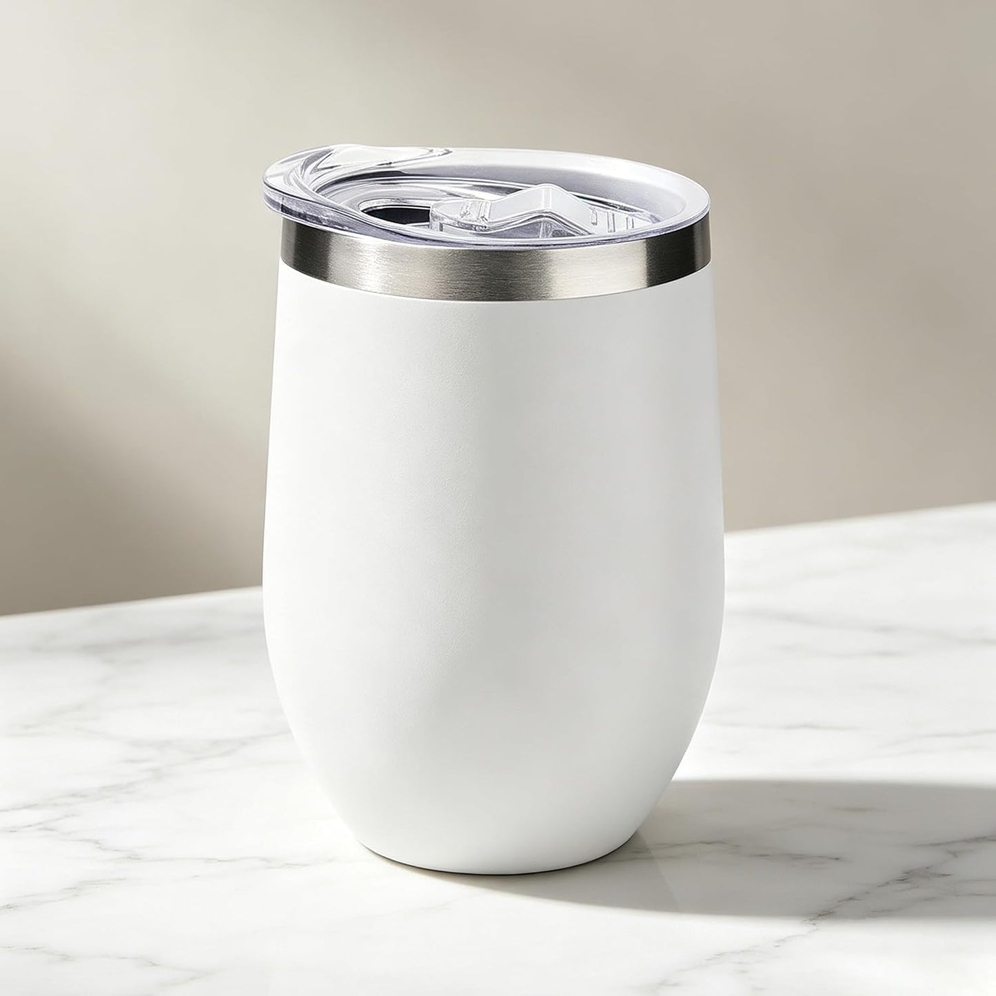 MARSVOVO 12oz Stainless Steel Mug Insulated Tumbler Spill-Proof Pattern | Double Wall,304 Grade,Soft Matte Shell,Snap-On Lid,Solid Color and Graphic Choices,BPA-Free Coffee Cup for Cold & Hot Drinks