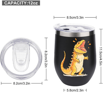 MARSVOVO 12oz Stainless Steel Mug Insulated Tumbler Spill-Proof Pattern | Double Wall,304 Grade,Soft Matte Shell,Snap-On Lid,Solid Color and Graphic Choices,BPA-Free Coffee Cup for Cold & Hot Drinks