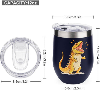 MARSVOVO 12oz Stainless Steel Mug Insulated Tumbler Spill-Proof Pattern | Double Wall,304 Grade,Soft Matte Shell,Snap-On Lid,Solid Color and Graphic Choices,BPA-Free Coffee Cup for Cold & Hot Drinks
