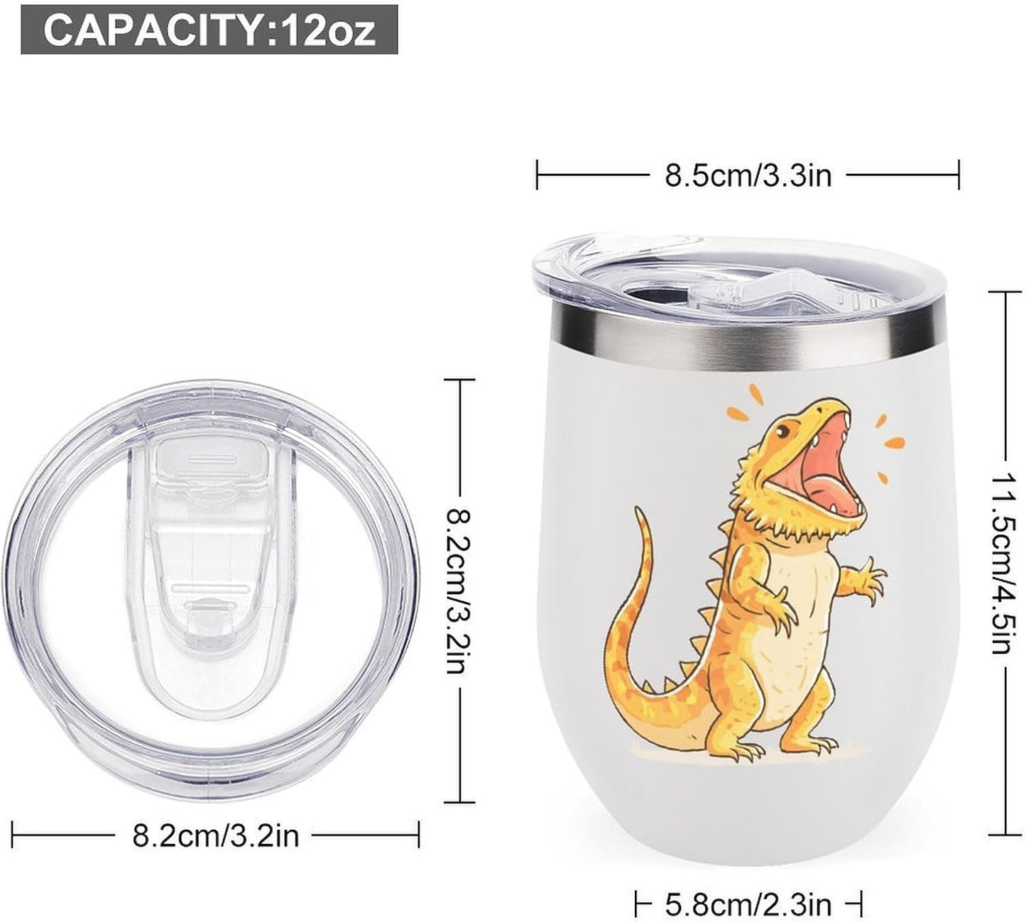 MARSVOVO 12oz Stainless Steel Mug Insulated Tumbler Spill-Proof Pattern | Double Wall,304 Grade,Soft Matte Shell,Snap-On Lid,Solid Color and Graphic Choices,BPA-Free Coffee Cup for Cold & Hot Drinks