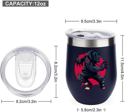 MARSVOVO 12oz Stainless Steel Mug Insulated Tumbler Spill-Proof Pattern | Double Wall,304 Grade,Soft Matte Shell,Snap-On Lid,Solid Color and Graphic Choices,BPA-Free Coffee Cup for Cold & Hot Drinks