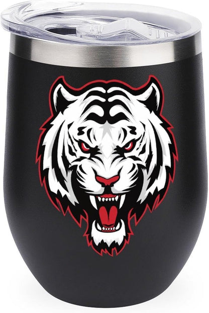 MARSVOVO 12oz Stainless Steel Mug Insulated Tumbler Spill-Proof Pattern | Double Wall,304 Grade,Soft Matte Shell,Snap-On Lid,Solid Color and Graphic Choices,BPA-Free Coffee Cup for Cold & Hot Drinks