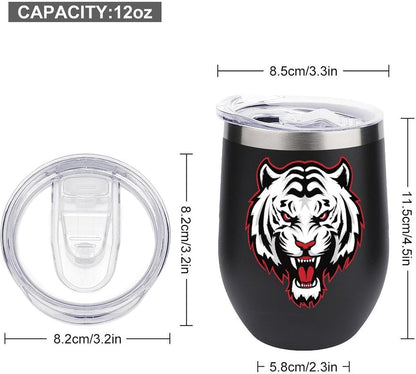 MARSVOVO 12oz Stainless Steel Mug Insulated Tumbler Spill-Proof Pattern | Double Wall,304 Grade,Soft Matte Shell,Snap-On Lid,Solid Color and Graphic Choices,BPA-Free Coffee Cup for Cold & Hot Drinks