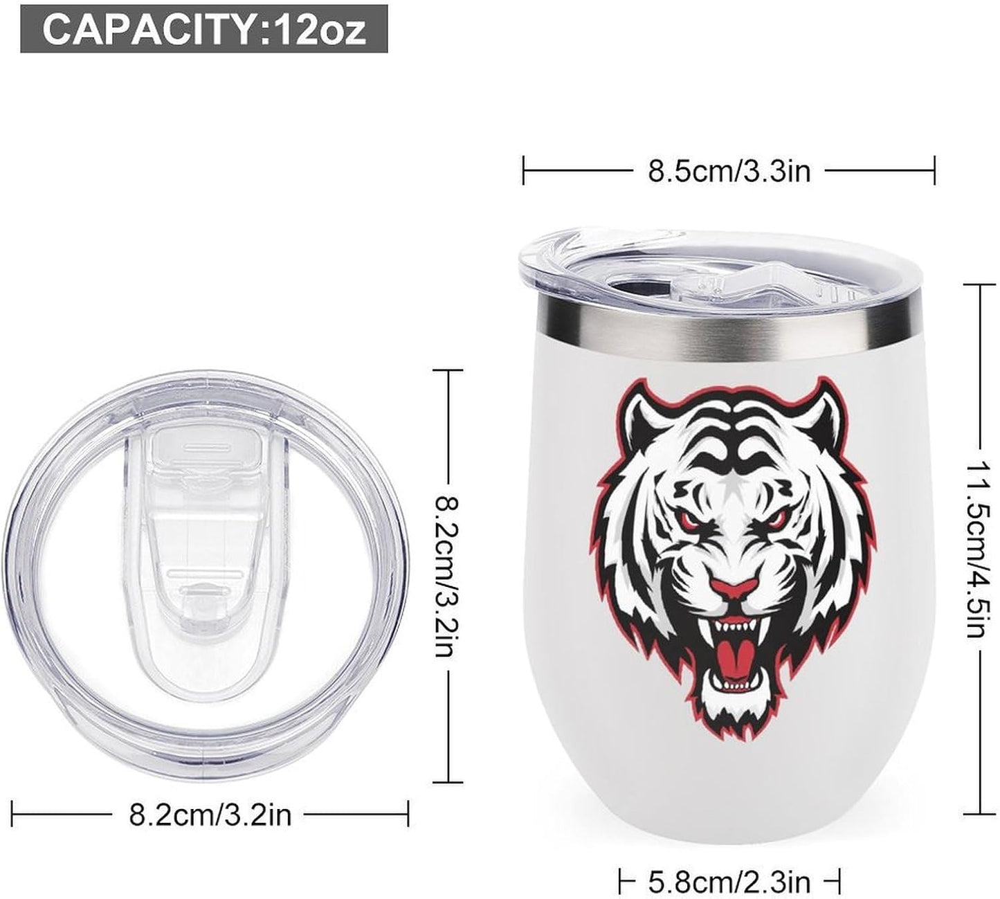 MARSVOVO 12oz Stainless Steel Mug Insulated Tumbler Spill-Proof Pattern | Double Wall,304 Grade,Soft Matte Shell,Snap-On Lid,Solid Color and Graphic Choices,BPA-Free Coffee Cup for Cold & Hot Drinks