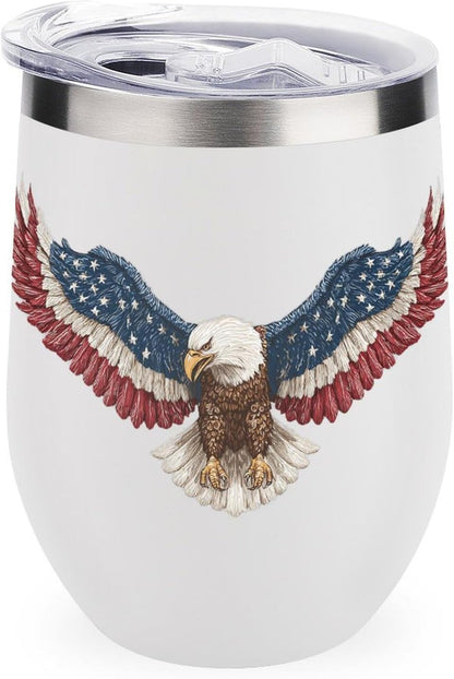 MARSVOVO 12oz Stainless Steel Mug Insulated Tumbler Spill-Proof Pattern | Double Wall,304 Grade,Soft Matte Shell,Snap-On Lid,Solid Color and Graphic Choices,BPA-Free Coffee Cup for Cold & Hot Drinks