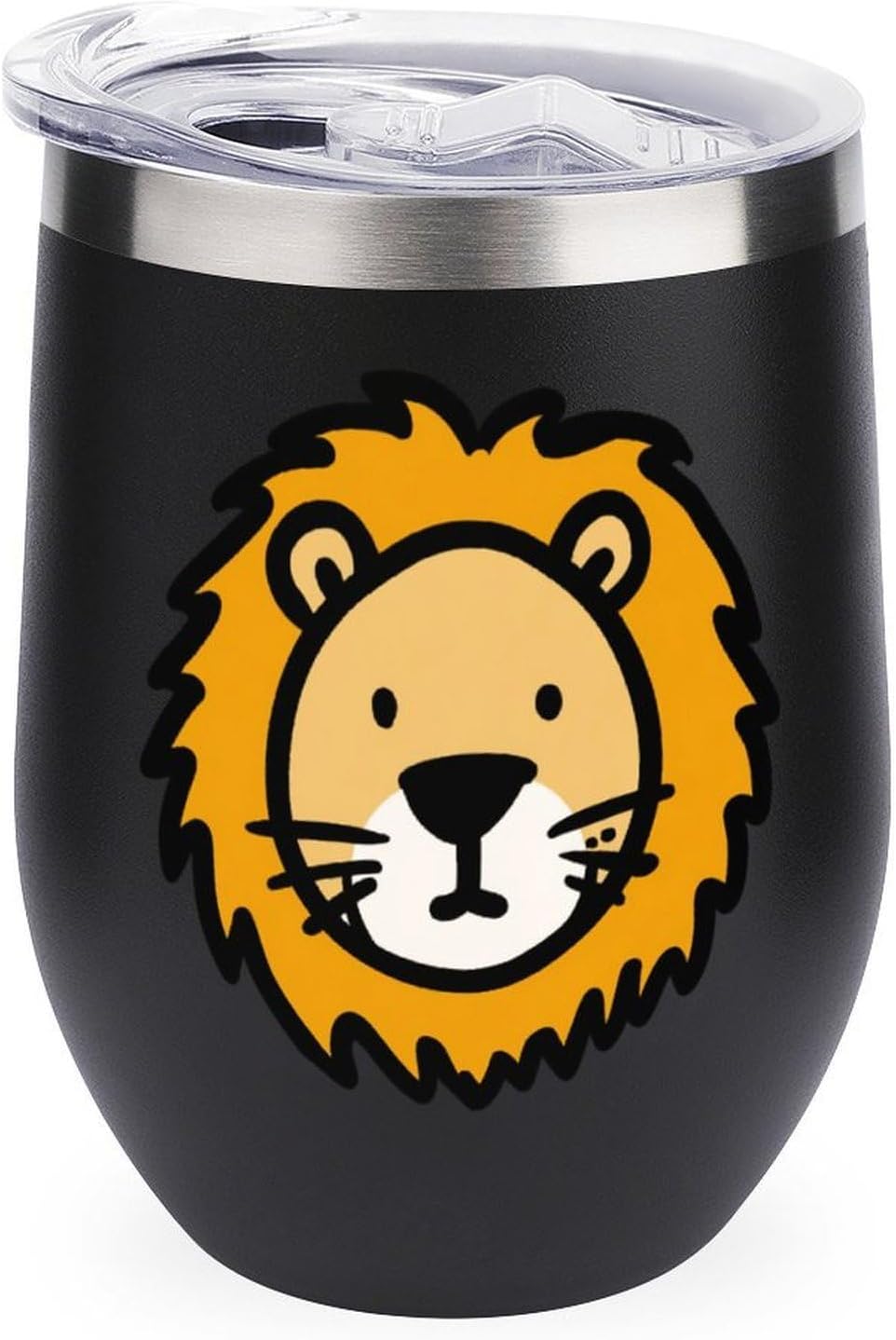 MARSVOVO 12oz Stainless Steel Mug Insulated Tumbler Spill-Proof Pattern | Double Wall,304 Grade,Soft Matte Shell,Snap-On Lid,Solid Color and Graphic Choices,BPA-Free Coffee Cup for Cold & Hot Drinks