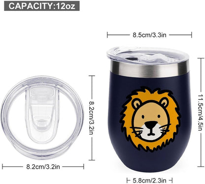 MARSVOVO 12oz Stainless Steel Mug Insulated Tumbler Spill-Proof Pattern | Double Wall,304 Grade,Soft Matte Shell,Snap-On Lid,Solid Color and Graphic Choices,BPA-Free Coffee Cup for Cold & Hot Drinks