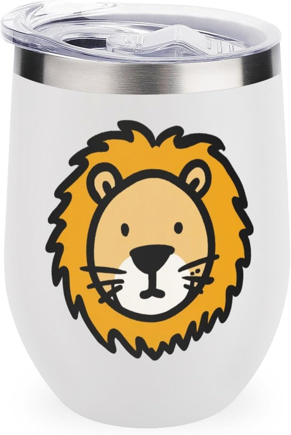 MARSVOVO 12oz Stainless Steel Mug Insulated Tumbler Spill-Proof Pattern | Double Wall,304 Grade,Soft Matte Shell,Snap-On Lid,Solid Color and Graphic Choices,BPA-Free Coffee Cup for Cold & Hot Drinks