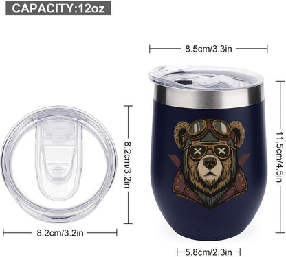MARSVOVO 12oz Stainless Steel Mug Insulated Tumbler Spill-Proof Pattern | Double Wall,304 Grade,Soft Matte Shell,Snap-On Lid,Solid Color and Graphic Choices,BPA-Free Coffee Cup for Cold & Hot Drinks