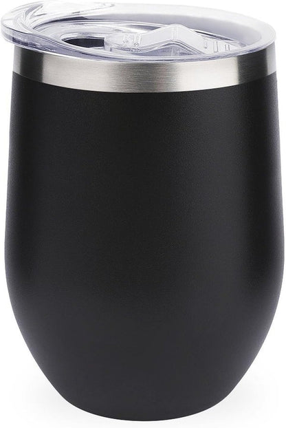 MARSVOVO 12oz Stainless Steel Mug Insulated Tumbler Spill-Proof Pattern | Double Wall,304 Grade,Soft Matte Shell,Snap-On Lid,Solid Color and Graphic Choices,BPA-Free Coffee Cup for Cold & Hot Drinks