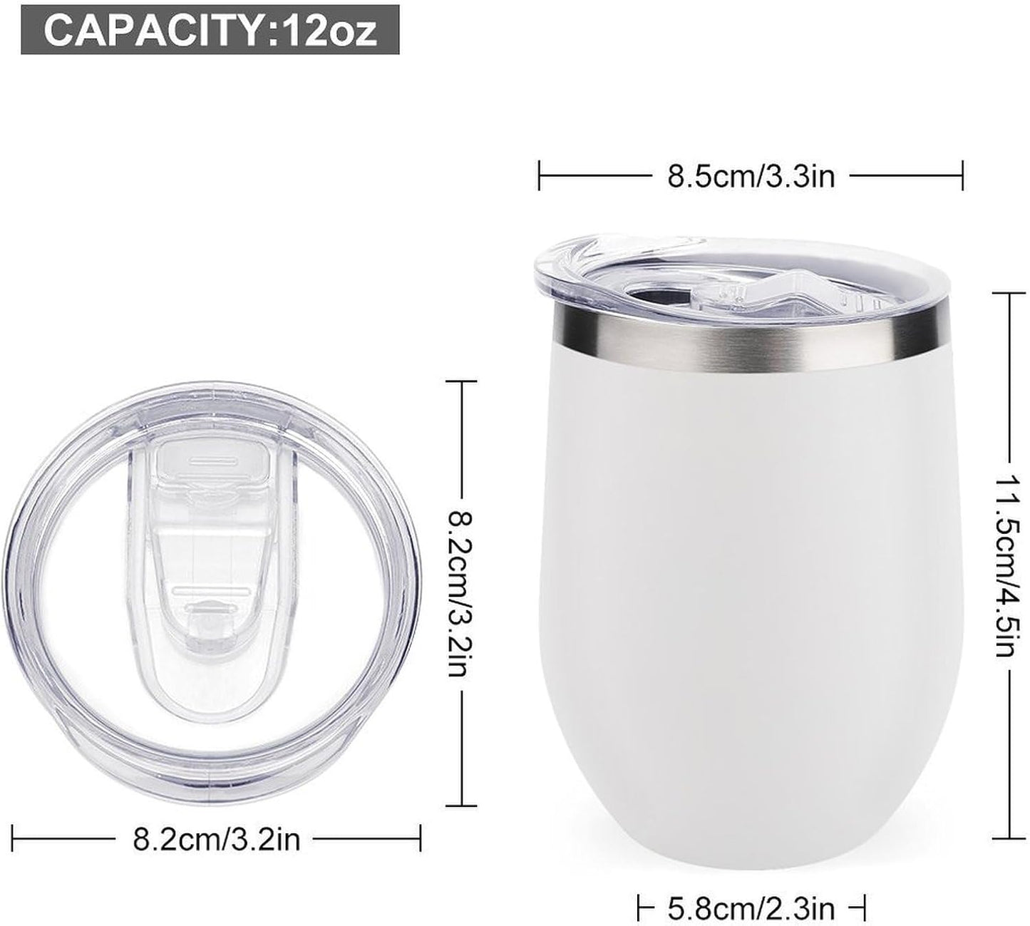 MARSVOVO 12oz Stainless Steel Mug Insulated Tumbler Spill-Proof Pattern | Double Wall,304 Grade,Soft Matte Shell,Snap-On Lid,Solid Color and Graphic Choices,BPA-Free Coffee Cup for Cold & Hot Drinks